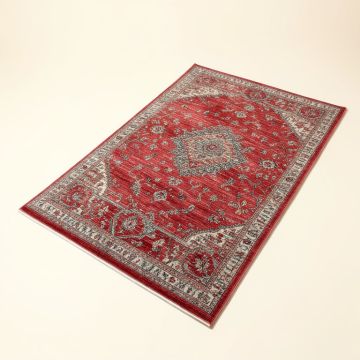 Yolo Power Loom Red/Gray Rug (synthetic illustration; no displayed measurements)