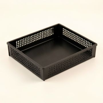 Field Fold Empty Under-Desk Cable Tray - Black (synthetic illustration; no displayed measurements)