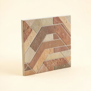 2 '' X 6 '' Beveled Ceramic Brick Joint Mosaic Wall & Floor Tile (synthetic illustration; no displayed measurements)