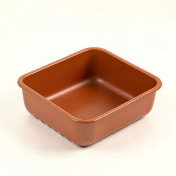 Brook Bridge Empty Under-Desk Cable Tray - Terracotta (synthetic illustration; no displayed measurements)