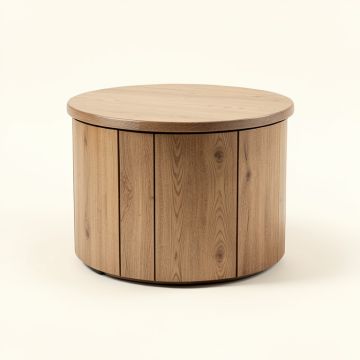 Pasadena Drum Coffee Table (synthetic illustration; no displayed measurements)