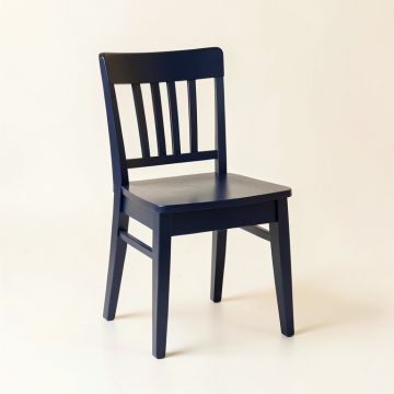 Slate Arc Small Chair - Navy (synthetic illustration; no displayed measurements)
