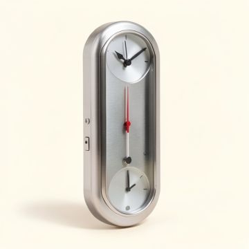 Labrador 14 '' Indoor/Outdoor Wall Clock And Thermometer (synthetic illustration; no displayed measurements)
