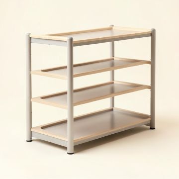 Rebrilliant 40 Pair Stackable Shoe Rack (synthetic illustration; no displayed measurements)
