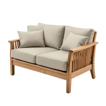 Summerton Teak Loveseat With Cushions