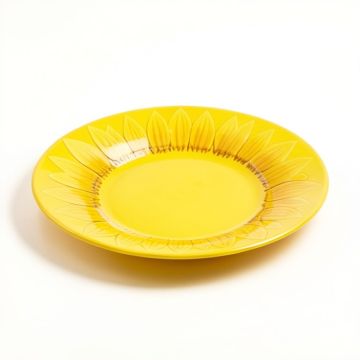 Whitley Sunflower Dessert Plate (synthetic illustration; no displayed measurements)
