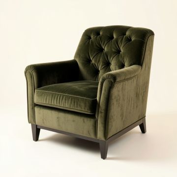 Ethelsville 27.17 '' Wide Tufted Armchair (synthetic illustration; no displayed measurements)