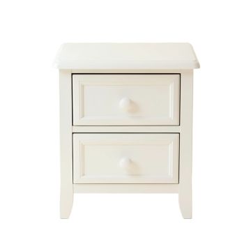 Elm Edge Nightstand - White