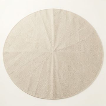 Summit Bend Round Area Rug - Beige (synthetic illustration; no displayed measurements)