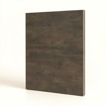 Modern Visual 6 '' X 24 '' Porcelain Wood Look Tile In Smoky Brown (synthetic illustration; no displayed measurements)
