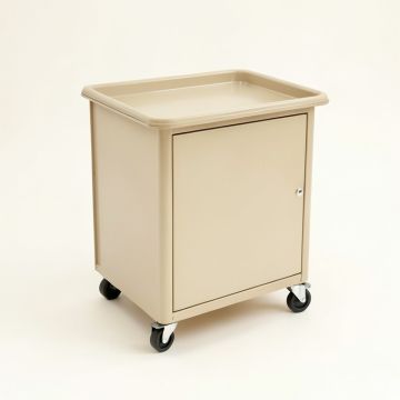 Dawn Crest Empty Rolling Workshop Cart - Beige (synthetic illustration; no displayed measurements)