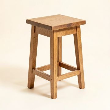 Odis Solid Wood Bar & Counter Stool (synthetic illustration; no displayed measurements)