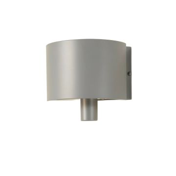 Elm Bluff Wall Sconce Mounted On A Plain Wall - Gray (synthetic illustration; no displayed measurements)