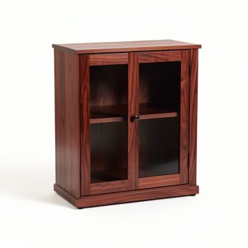 Window Pane Multimedia Cabinet (synthetic illustration; no displayed measurements)