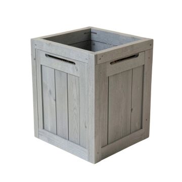 Olive Bridge Closed Garden Compost Bin - Gray