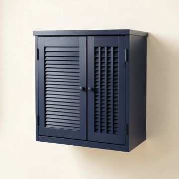 Bay Arc Wall-Mounted Laundry Cabinet (synthetic illustration; no displayed measurements)