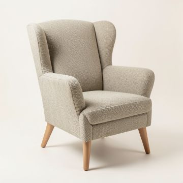 Yorkana 27 '' Wide Chenille Wingback Chair (synthetic illustration; no displayed measurements)