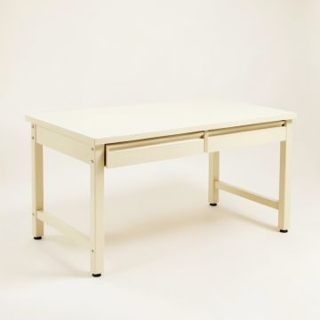Juniper Dell Empty Workshop Workbench - Ivory (synthetic illustration; no displayed measurements)