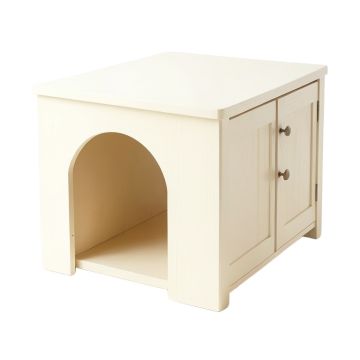 Summit Crest Empty Furniture-Style Litter Enclosure - Cream