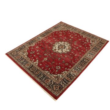 Colette Power Loom Red/Brown/Gray Rug