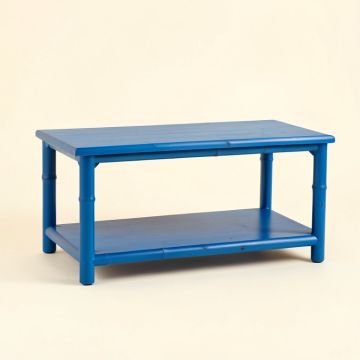 Birch Bridge Indoor Bench - Blue (synthetic illustration; no displayed measurements)