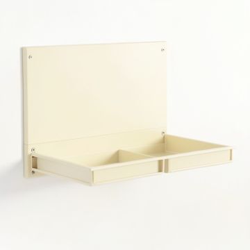 Laurel Brook Empty Wall-Mounted Tool Organizer Panel - Ivory (synthetic illustration; no displayed measurements)