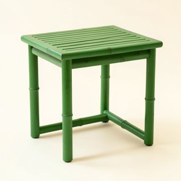 Aspen Arc Compact Balcony Table (synthetic illustration; no displayed measurements)