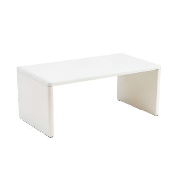 Vale Dell Desktop Monitor Riser - White (synthetic illustration; no displayed measurements)