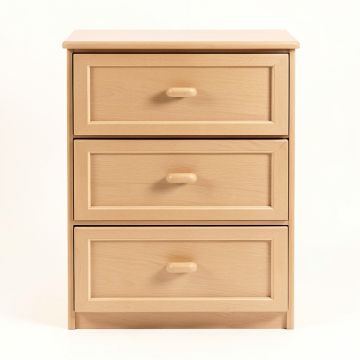 Zackary 3 Drawer Dresser (synthetic illustration; no displayed measurements)