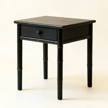 Moss Canyon Side Table - Black (synthetic illustration; no displayed measurements)