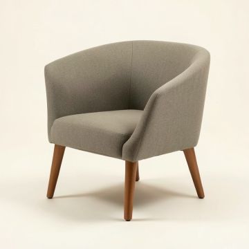 Brighton Mid-Century Modern Upholstered Dining Chair (synthetic illustration; no displayed measurements)