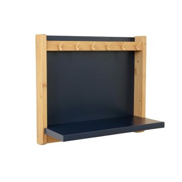 Shore Bluff Wall-Mounted Entryway Organizer Shelf - Navy