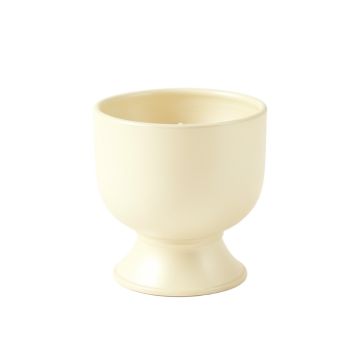 Stone Arc Empty Candle Holder - Ivory