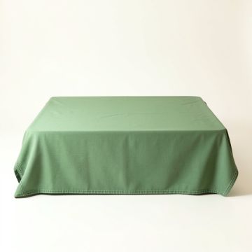 Cliff Falls Flat Bed Sheet - Green (synthetic illustration; no displayed measurements)