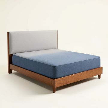 Pomfret Upholstered Low Profile Standard Bed (synthetic illustration; no displayed measurements)