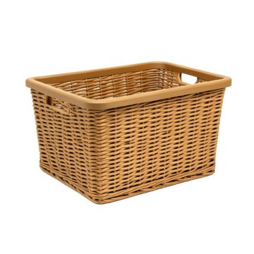 Wicker 22 Gallon Resin/Plastic Deck Box