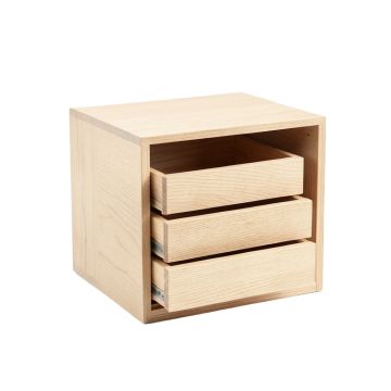 Hazel Bend Small-Parts Storage Drawer Cabinet - Beige