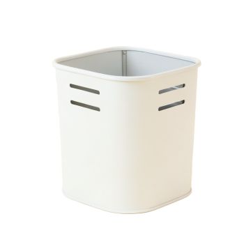 Lake Bend Closed Garden Compost Bin - White