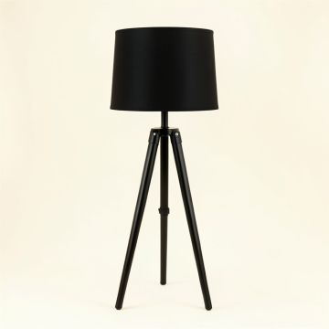 Field Arc Floor Lamp With A Plain Fabric Shade (synthetic illustration; no displayed measurements)