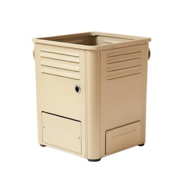 Glen Brook Closed Garden Compost Bin - Beige