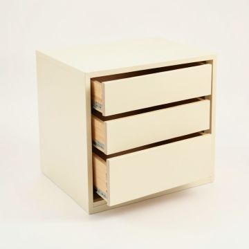 Laurel Dell Small-Parts Storage Drawer Cabinet - Cream (synthetic illustration; no displayed measurements)