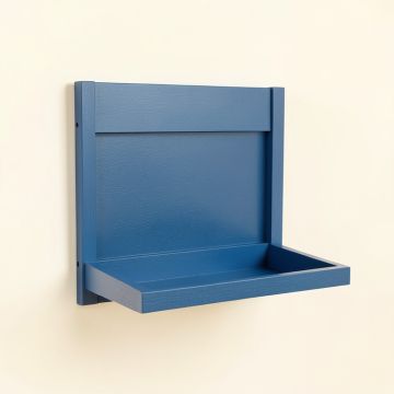 Hill Bluff Empty Wall-Mounted Tool Organizer Panel - Blue (synthetic illustration; no displayed measurements)