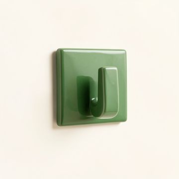 Stone Arc Wall-Mounted Robe Hook - Green (synthetic illustration; no displayed measurements)