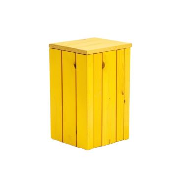 Wide Wood Flower Plant Stand