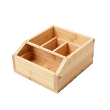 Willow Bluff Empty Coffee-Station Organizer - Beige