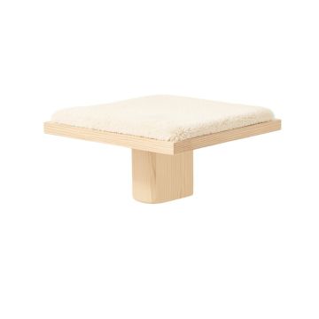 Glen Branch Wall-Mounted Cat Perch - Ivory