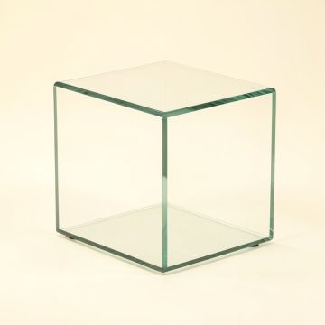 Crewkerne Glass Top Frame End Table (synthetic illustration; no displayed measurements)