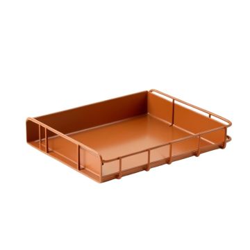 Willow Bluff Empty Under-Desk Cable Tray - Terracotta