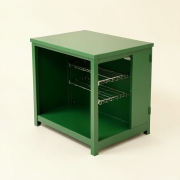 Field Branch Empty Countertop Canister Rack - Green (synthetic illustration; no displayed measurements)