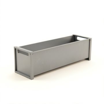 Brook Bend Narrow Outdoor Storage Bench - Gray (synthetic illustration; no displayed measurements)